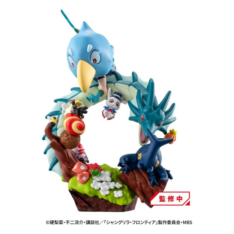 Shangri-La Frontier Petitrama EX Series Trading Figure 3-Set Shangri-La Frontier vs Monster Diorama