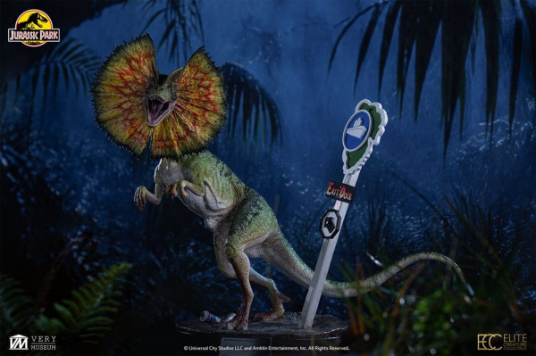 Jurassic Park Maquette 1/3 Dilophosaurus 62 cm 1
