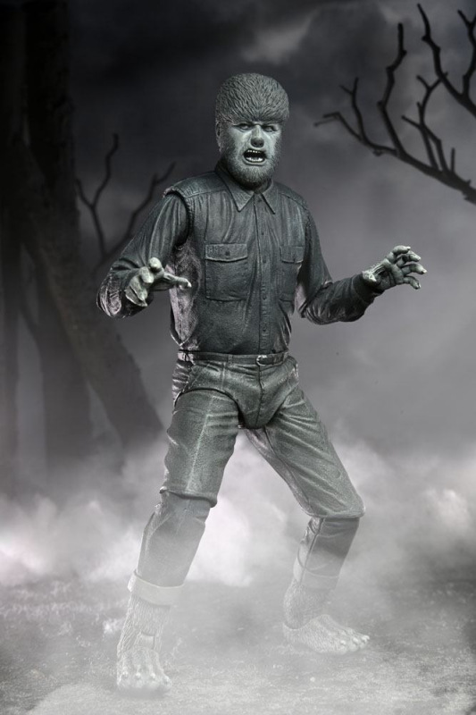 Universal Monsters Action Figure Ultimate The Wolf Man (Black & White) 18 cm 13