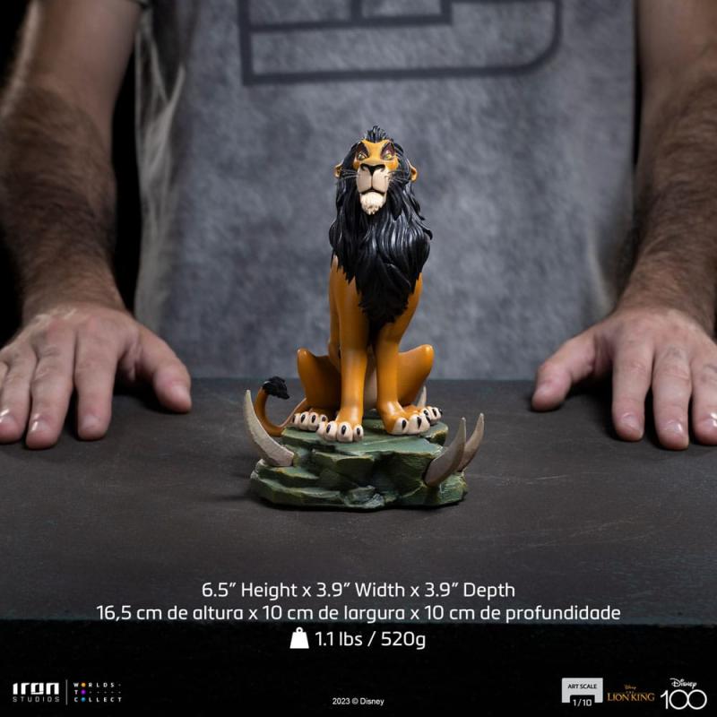 The Lion King Art Scale Statue 1/10 Scar Regular 16 cm