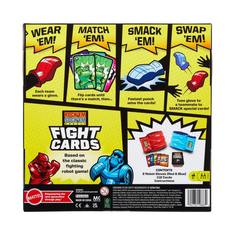 Rock'Em Sock'Em Robots Card Game