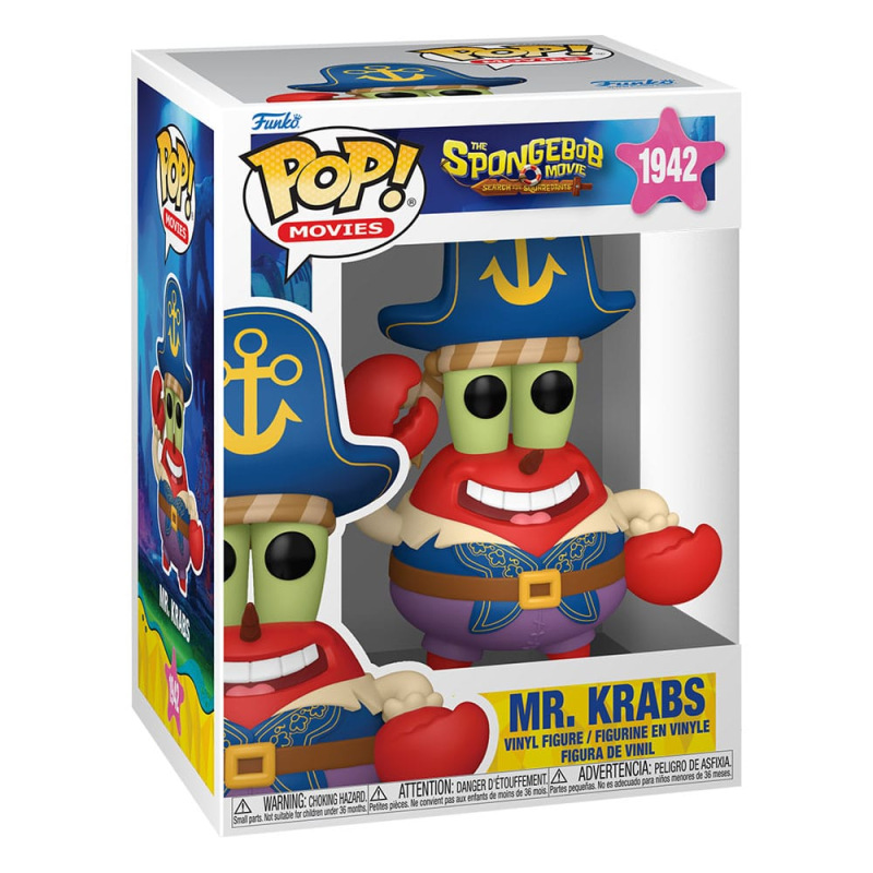SpongeBob SquarePants POP! Vinyl Figure Mr. Krabs (Pirate) 9 cm 1