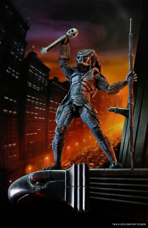 Predator 2 Action Figure City Hunter Poster Series 18 cm 6