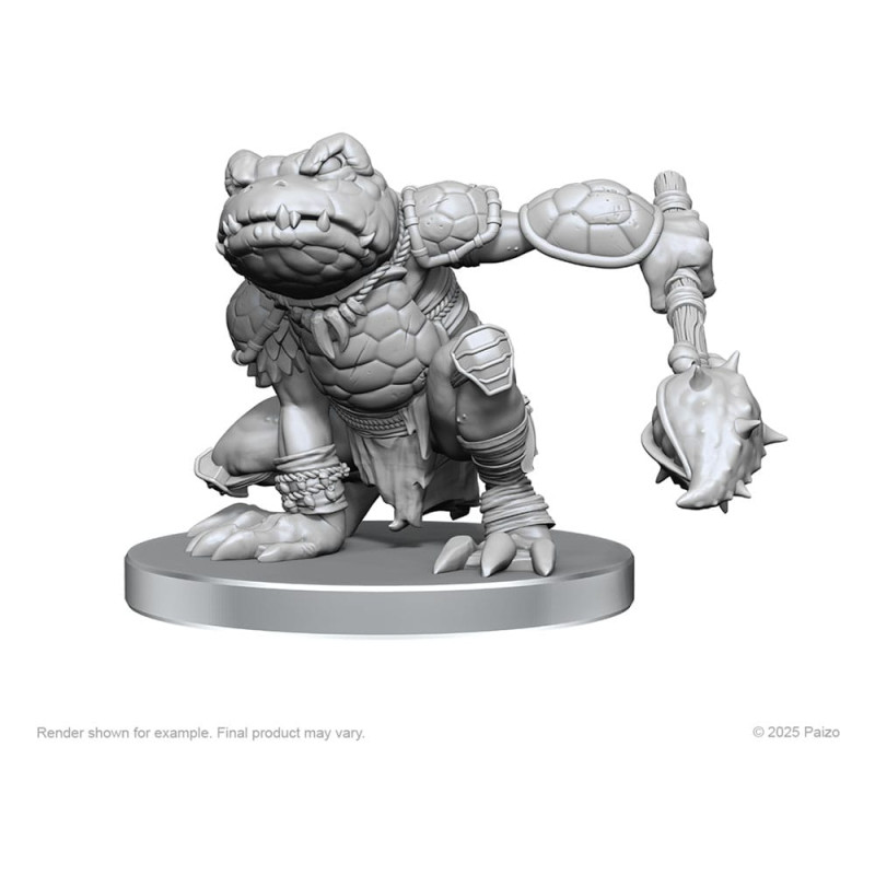Pathfinder Deep Cuts Unpainted Miniatures Boggard Scout & Castoroides 1