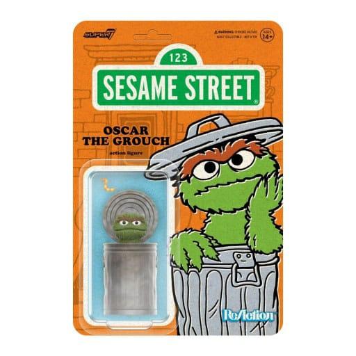 Sesame Street ReAction Action Figure Wave 02 Oscar the Grouch 10 cm