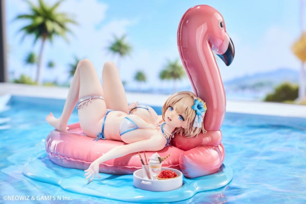 Brown Dust 2 PVC Figure 1/7 Hot Summer Dream Justia 16 cm 9
