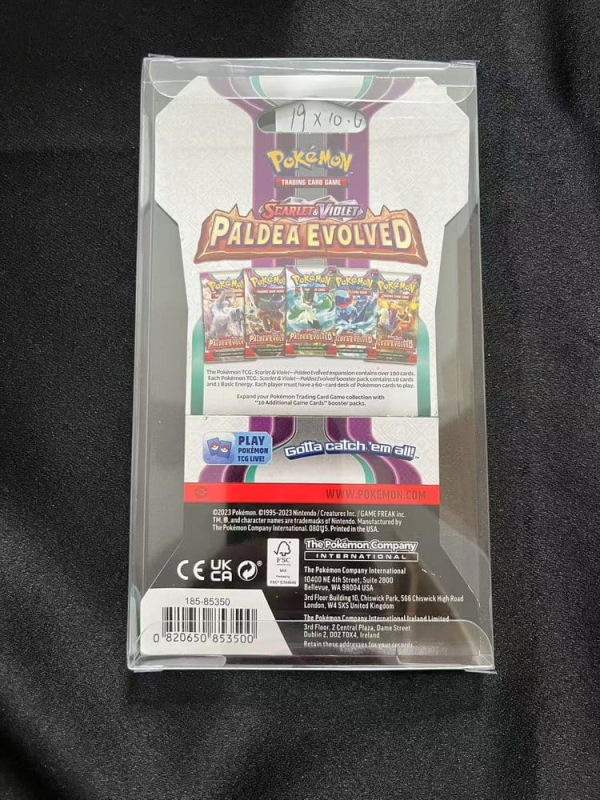 Evoretro PET Protectors for Pokémon TCG Booster Pack 0 mm (10-Pack) 8