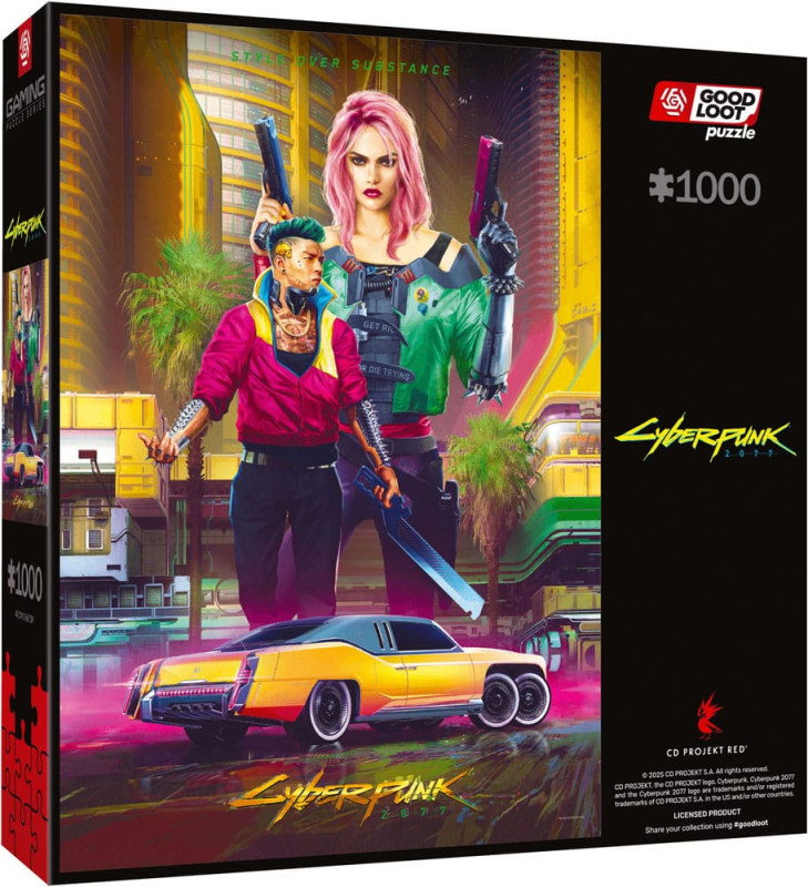 Cyberpunk 2077 Puzzle Kitsch Style (1000 pieces) 1