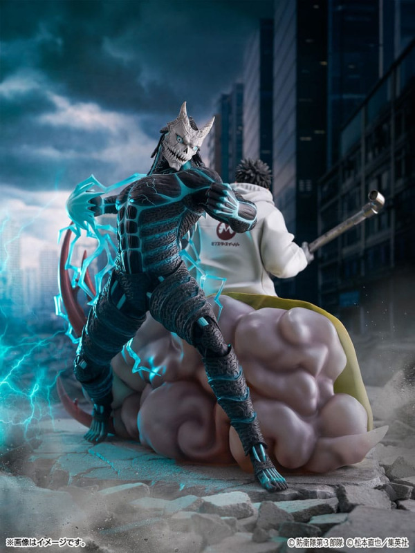 Kaiju No.8 SHIBUYA SCRAMBLE FIGURE PVC Statue 1/7 Kaiju No.8 & Kafka Hibino 29 cm 9