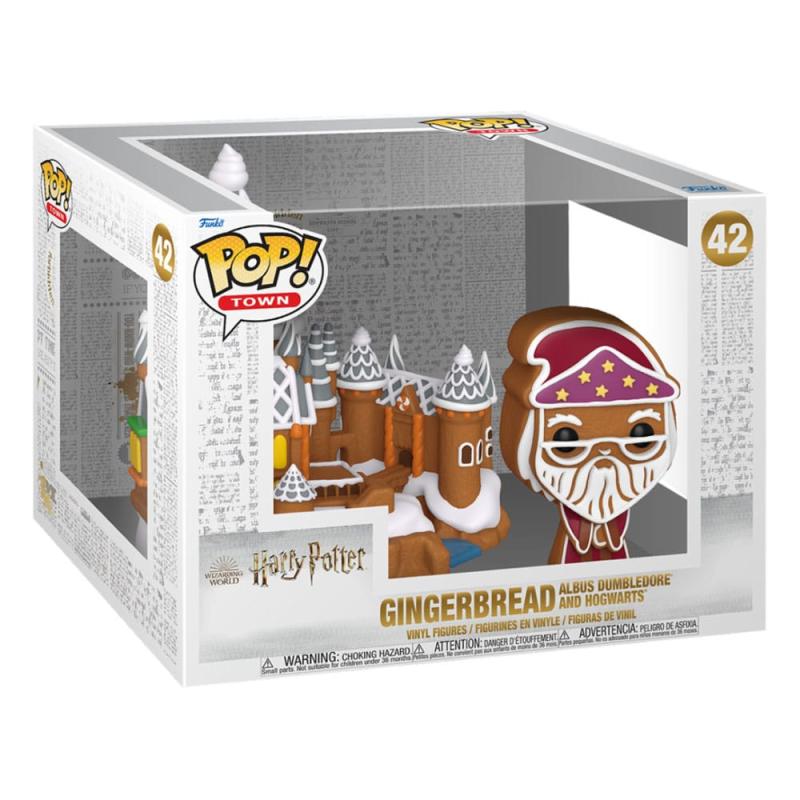 Harry Potter POP! Town Vinyl Figure Dumbledore & Hogwarts 9 cm 1