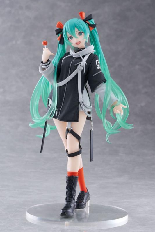 Hatsune Miku Wonderland PVC Statue Fashion Punk Ver. 18 cm