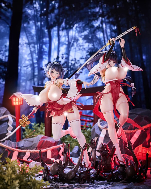 Original Character Statues 2-Pack 1/6 Sakuya Todo & Iori Todo 4