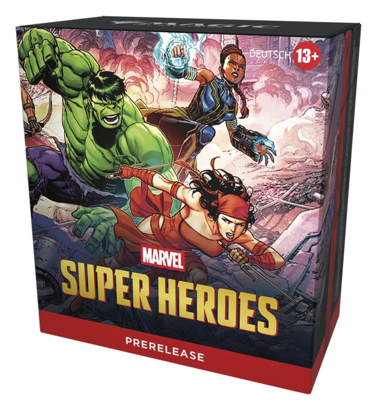 Magic the Gathering Marvel Super Heroes Prerelease Packs Case (15) german