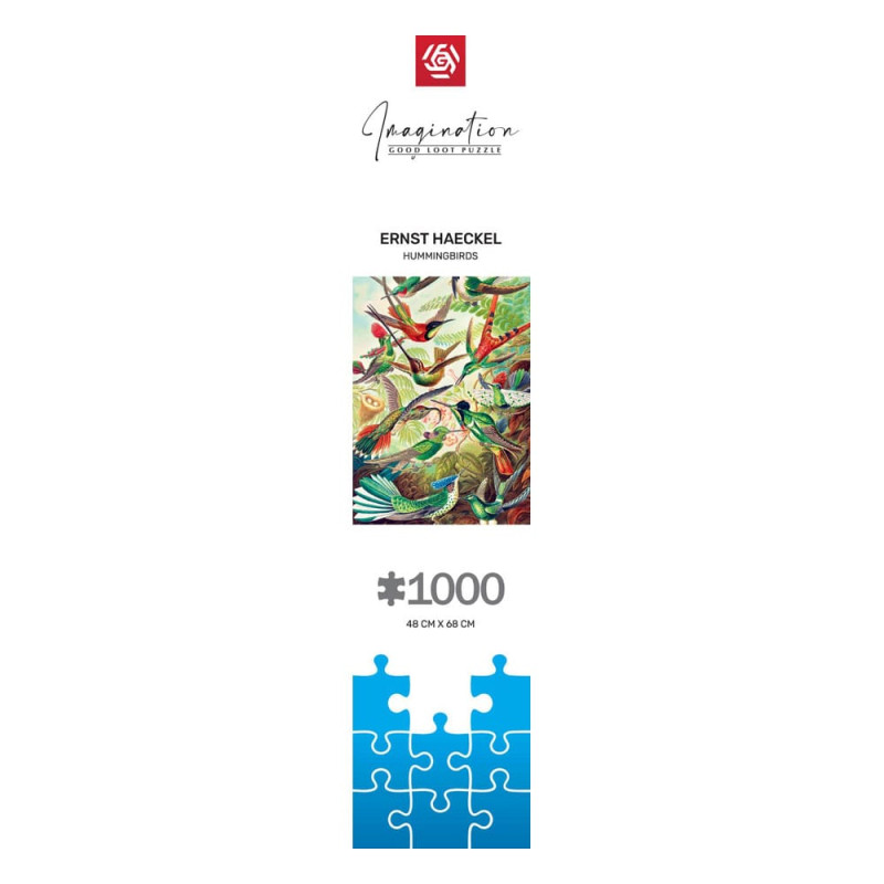 Ernst Haeckel Imagination Puzzle Hummingbirds/Kolibry (1000 pieces) 4
