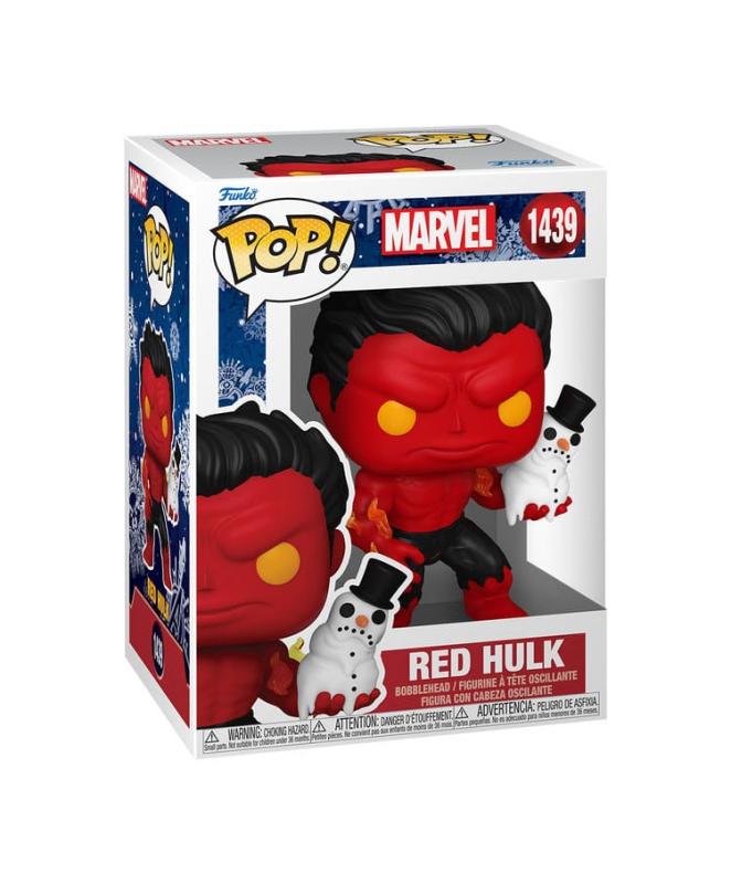 Marvel POP! Vinyl Figure Holiday Red Hulk 9 cm