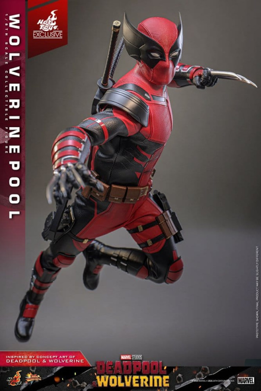Deadpool & Wolverine Movie Masterpiece Action Figure 1/6 Wolverinepool Hot Toys Exclusive 31 cm 11