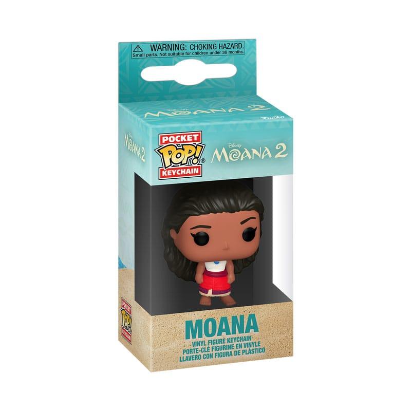 Moana 2 POP! Vinyl Keychains 4 cm Moana in Red Skirt Display (12)