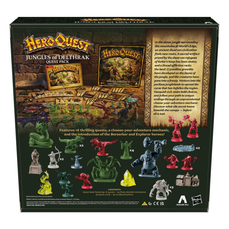 HeroQuest Board Game Expansion Jungles of Delthrak Quest Pack *English Version* 1