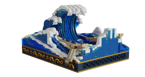 Pantasy Original Construction Set The Great Wave Of Kanagawa 4