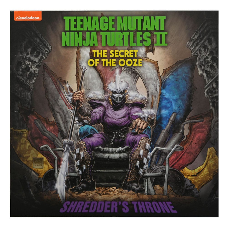 Teenage Mutant Ninja Turtles 2: Secret of the Ooze Diorama Shredder's Throne 27 cm 3