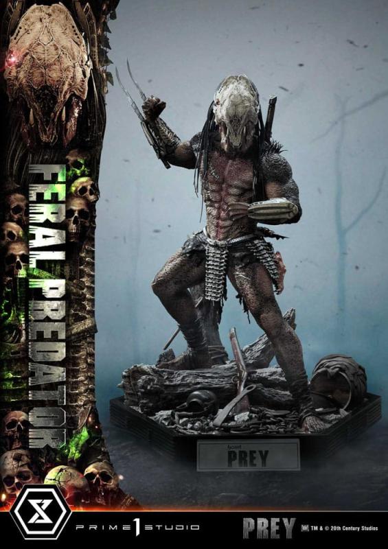 Prey (Movie) Museum Masterline Series Statue 1/3 Feral Predator 89 cm 2