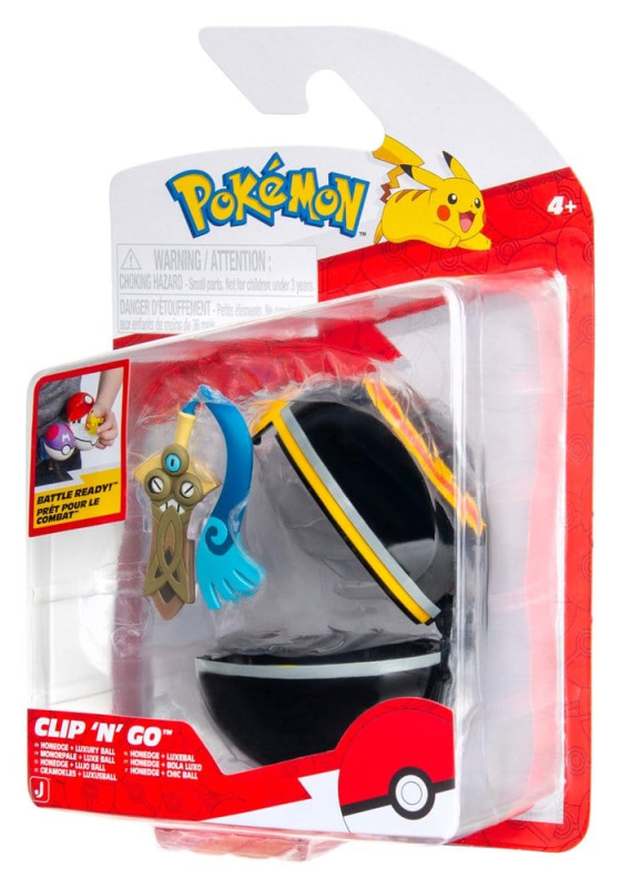 Pokémon Clip 'n' Go Action Figure Wave 22 Honedge & Luxury Ball 1