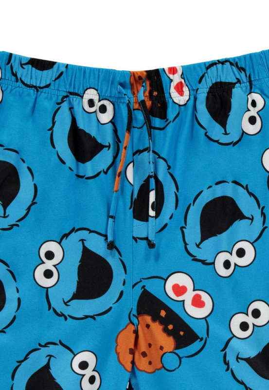 Sesame Street Jersey Pants Cookie Monster Size L 2