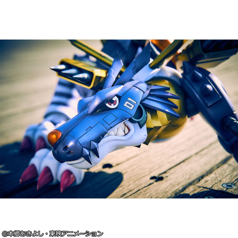 Digimon Adventure Precious G.E.M. Series PVC Statue Metal Garurumon & Ishida Yamato 30 cm 7