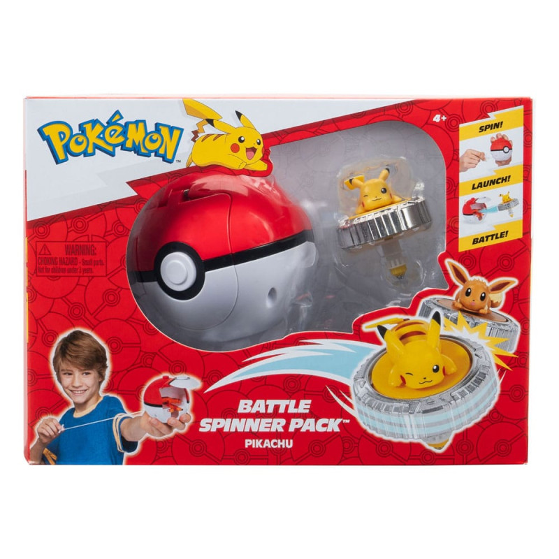 Pokémon Battle Spinner Pack Pikachu #1 & Poké Ball 1