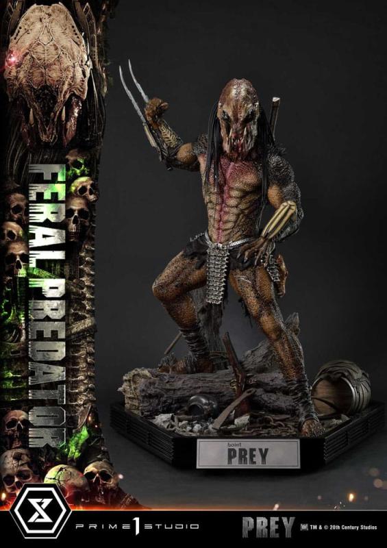 Prey (Movie) Museum Masterline Series Statue 1/3 Feral Predator 89 cm 13