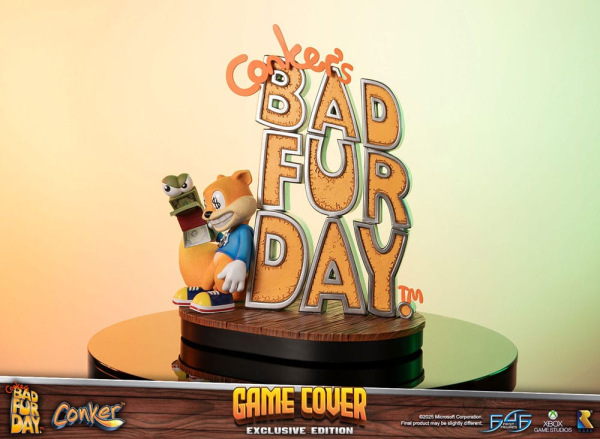 Conker´s Bad Fur Day Statue Game Cover Exclusive Edition 45 cm 3