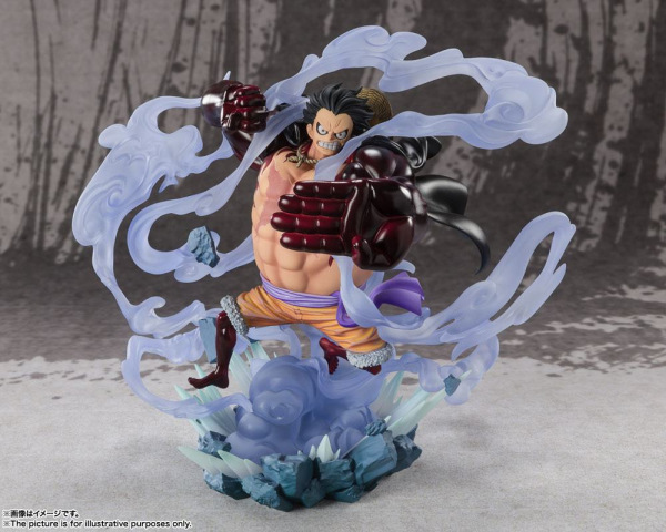 One Piece FiguartsZERO PVC Statue Extra Battle Monkey D. Luffy Gear 4 Battle of Monsters on Onigashi 1