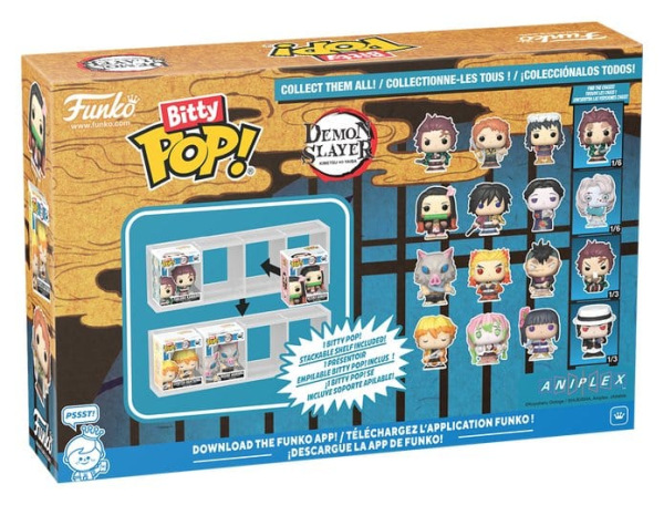 Demon Slayer: Kimetsu no Yaiba Bitty POP! Vinyl Figure 4-Pack Zenitsu 2,5 cm 1