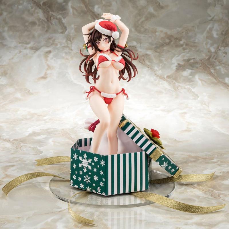 Rent-A-Girlfriend PVC Statue 1/6 Mizuhara Chizuru Santa Bikini de Fuwamoko 2nd Xmas 26 cm