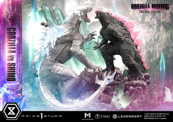 Godzilla x Kong: The New Empire Ultimate Diorama Masterline Series Statue Godzilla vs Shimo 86 cm 3