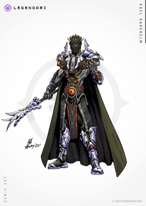 Legendari Actionfigur 1/10 Kael Darkhelm 18 cm