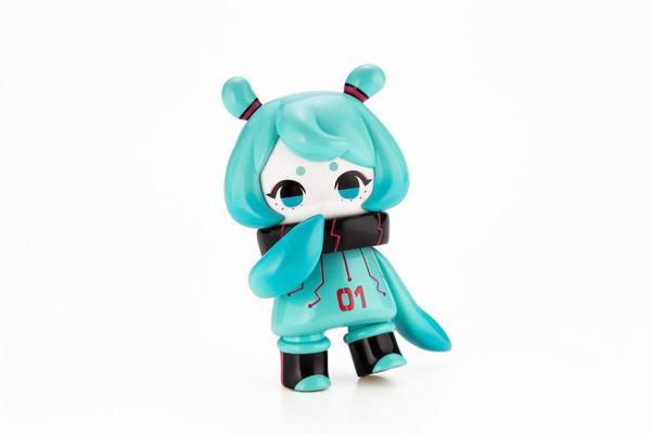 Hinomoto Heavy Industries Action Figure Ocean Exploration Robot Denshitako No. 3 Hatsune Miku Color