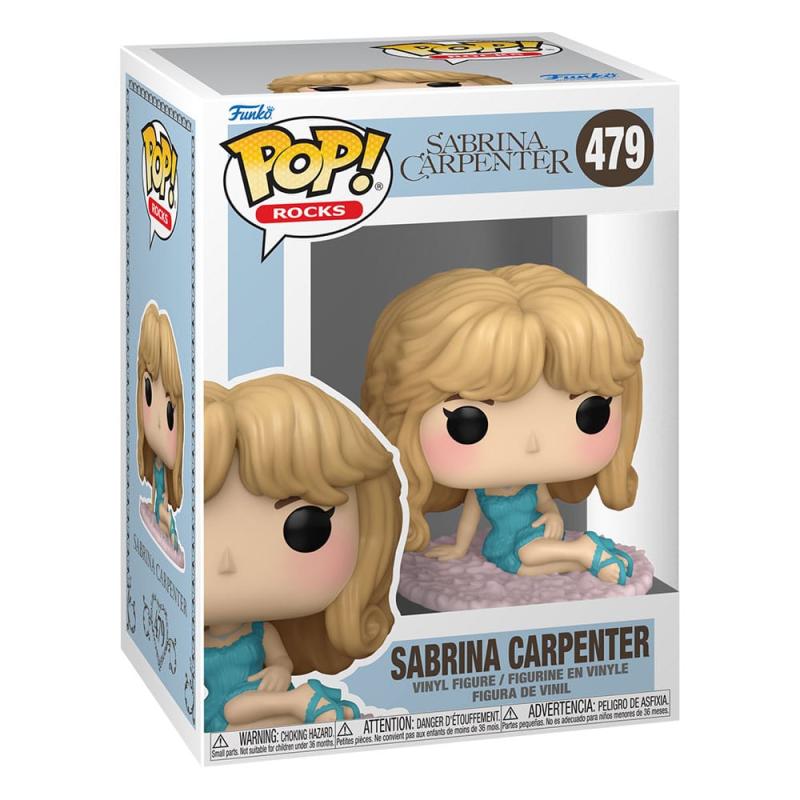 Sabrina Carpenter POP! Rocks Vinyl Figure Sabrina in Night Gown 9 cm 1