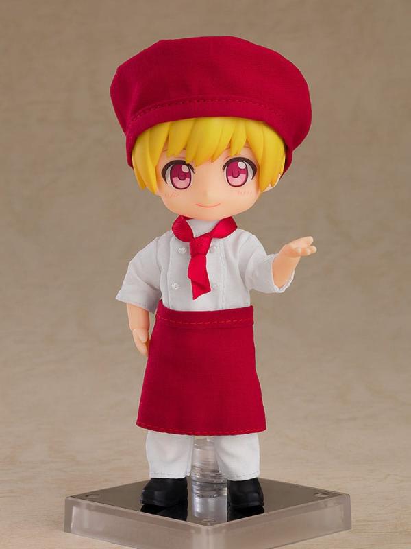 Nendoroid Accessories for Nendoroid Doll Figures Outfit Set: Pastry Chef (Red)