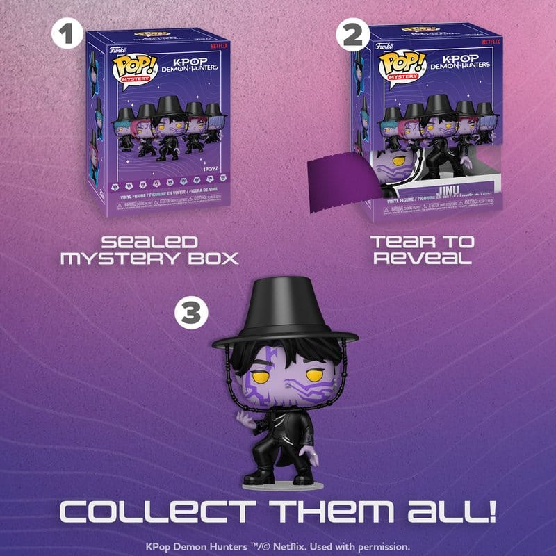 KPop Demon Hunters POP! Vinyl Figures 6pcPDQBox 9 cm Blind Box Assortment (6) 3
