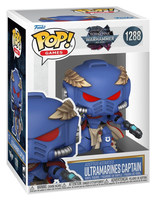 Warhammer 40,000 POP! Games Vinyl Figure Ultramarines Captain 9 cm 1