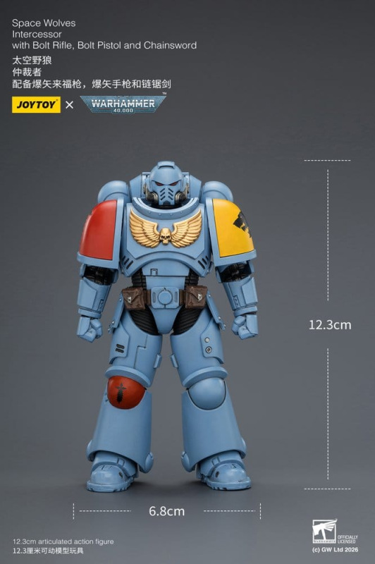 Warhammer 40,000 Action Figure Space Wolves Intercessor 12 cm 8