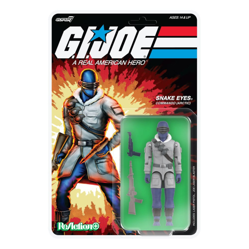 GI Joe (Movie) ReAction+ Action Figure Wave 5 Arctic Snake Eyes (Movie) 10 cm 1