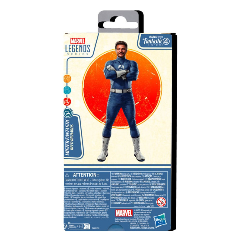The Fantastic Four: First Steps Marvel Legends Action Figure Mister Fantastic 15 cm 3