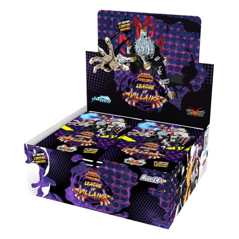 My Hero Academia Trading Cards Booster Packs Series 4 League of Villains Display (24) *English Versi