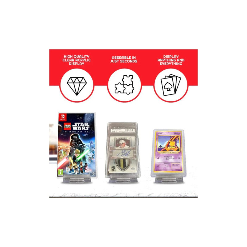Adjustable Easel Stand 6-Pack Compatible with Video Game Cases 5