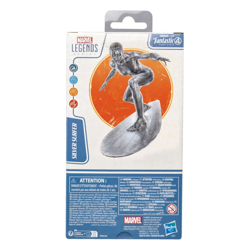 The Fantastic Four: First Steps Marvel Legends Action Figure Silver Surfer 15 cm 3