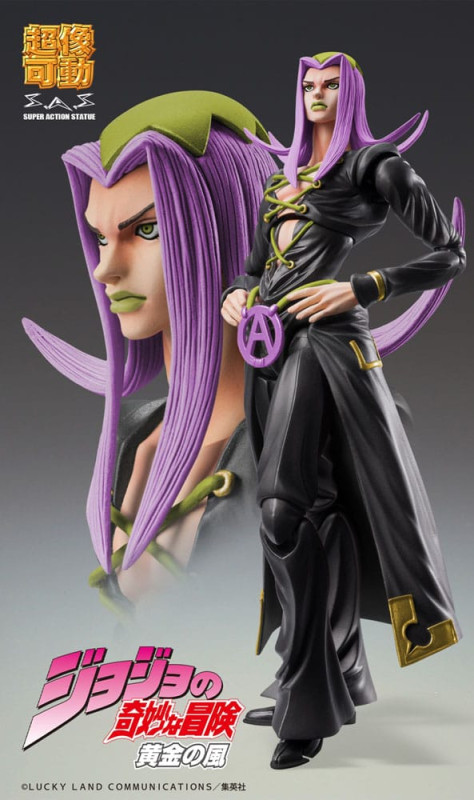 JoJo's Bizarre Adventure Part 5 Super Action Action Figure Chozokado Leone Abbacchio Black Ver. 16 c 4