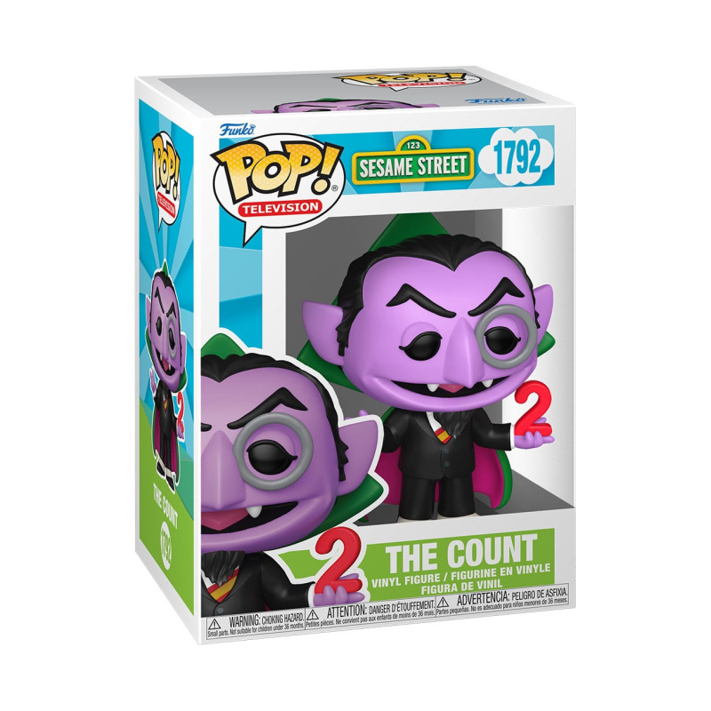 Sesame Street POP! TV Vinyl Figure The Count 9 cm 1