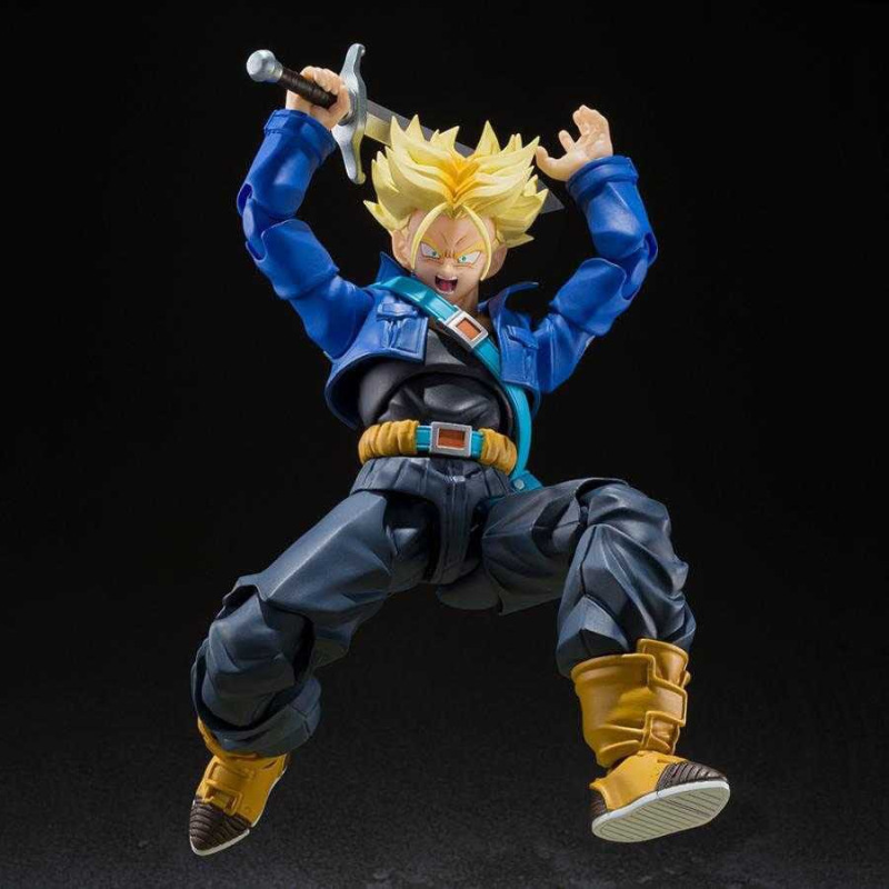 Dragon Ball Z S.H. Figuarts Action Figure Super Saiyan Trunks The Boy from the Future (Reissue) 14 c 2